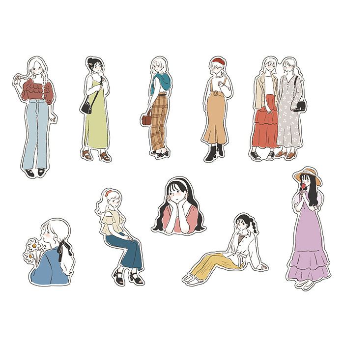Mind Wave Amie Sticker Flakes - Sweet Girl