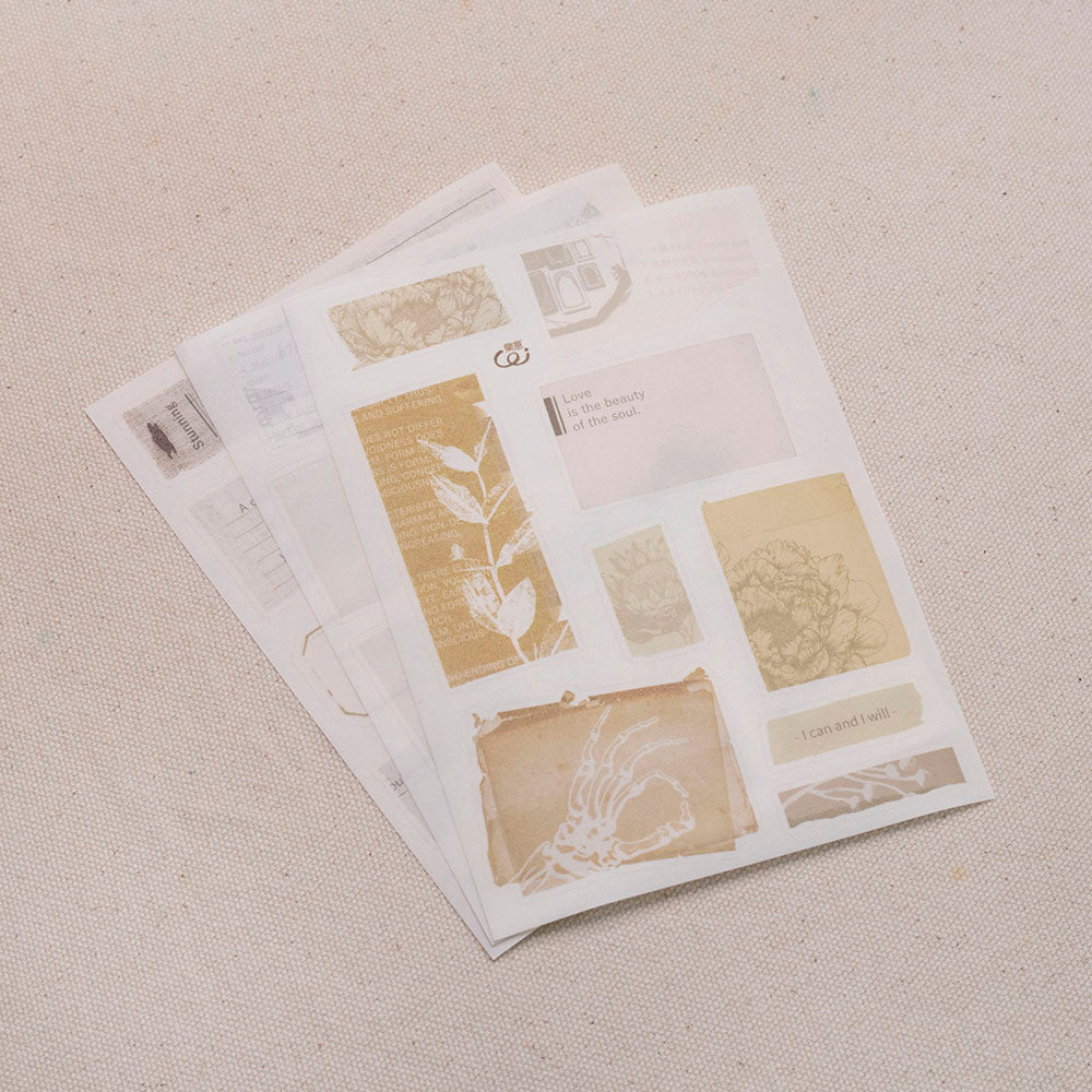 Loi Design Sticker Sheet - Lost Letters