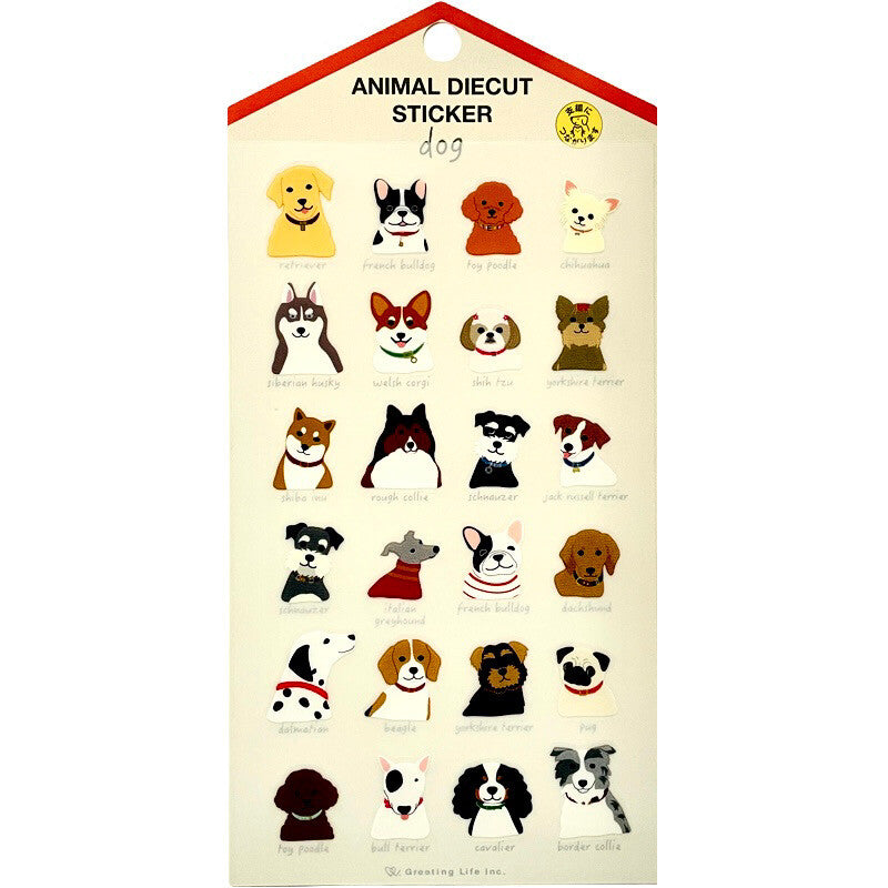 Greeting Life Inc. Dogs Sticker Sheet