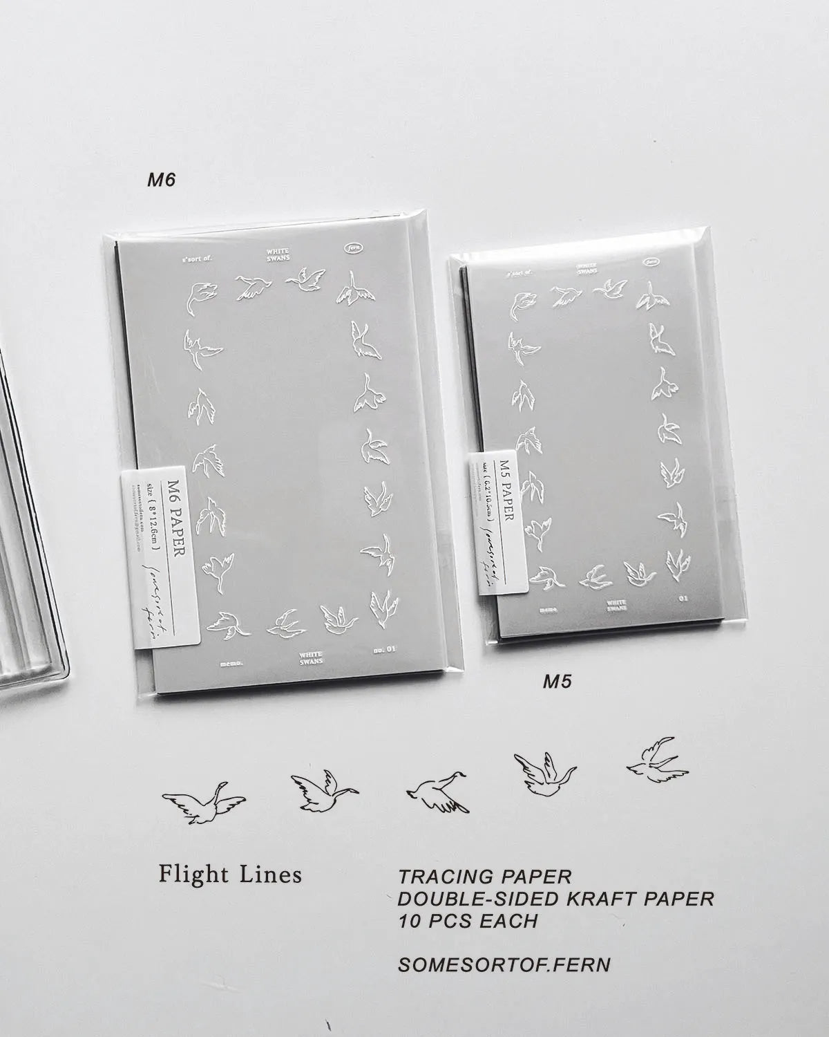 Somesortof.fern M5 and M6 Paper Refill - Flight Lines