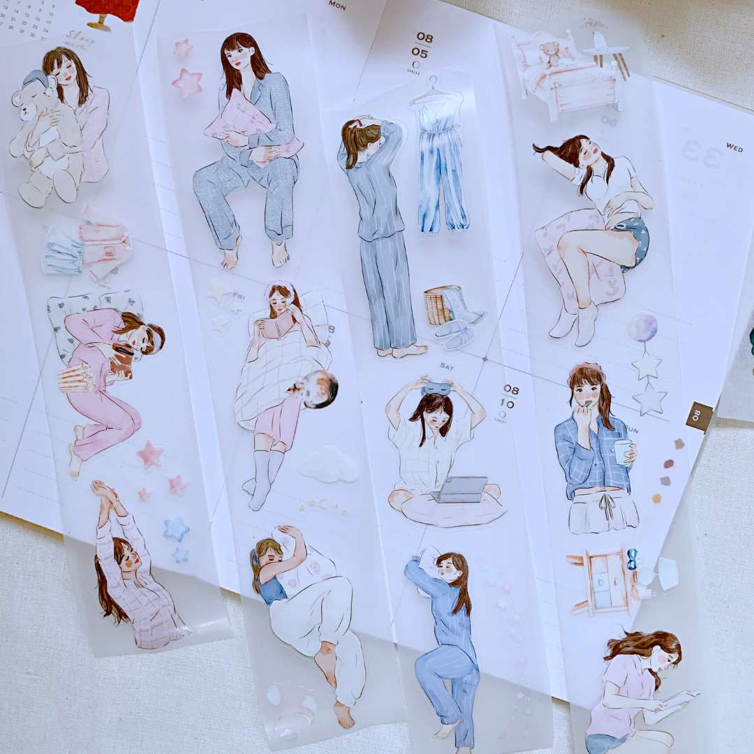Katkreates Kiss-Cut PET Tape - Night Time