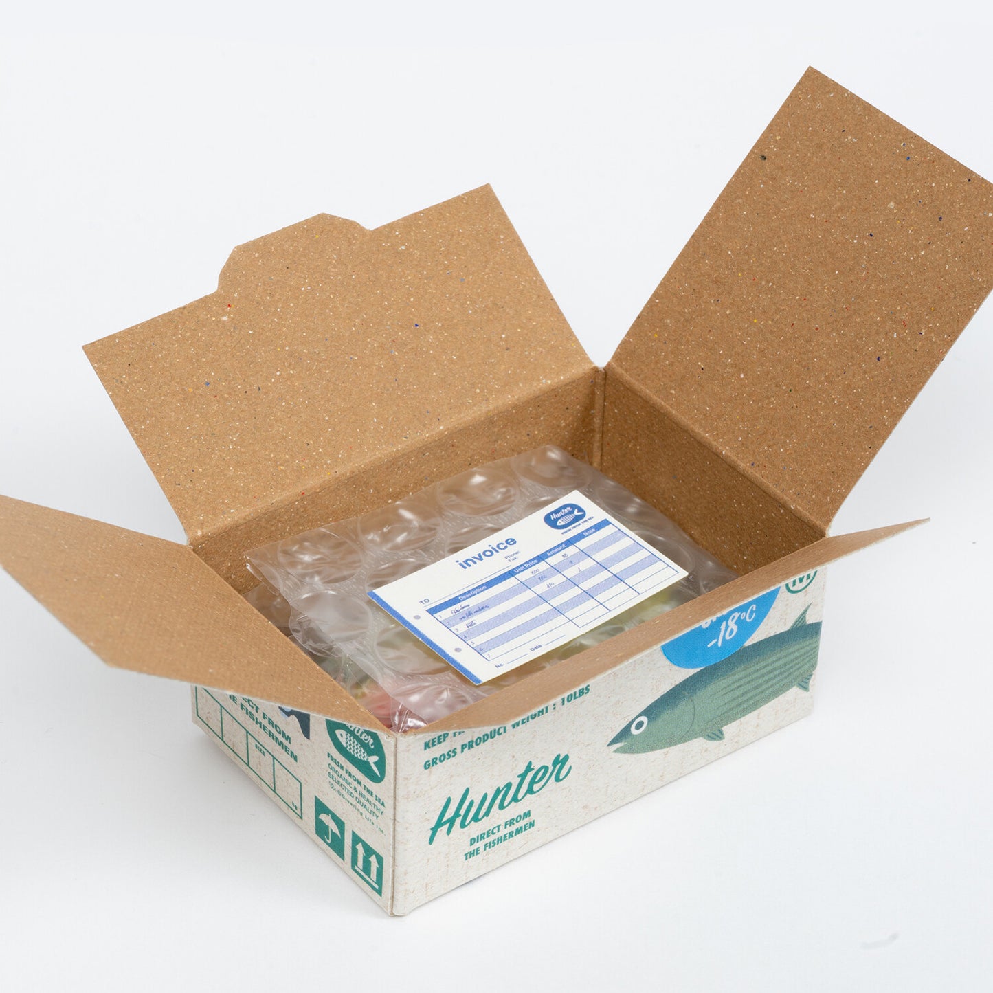 Greeting Life Inc. Shipping Box Sticker Flake Set - Seafood