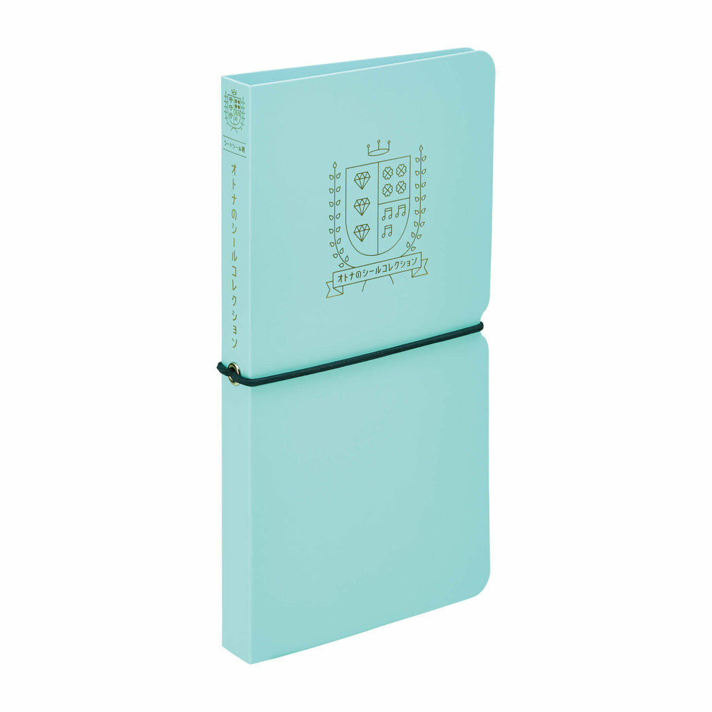 King Jim Otona Sticker Sheet and Tape File - Blue