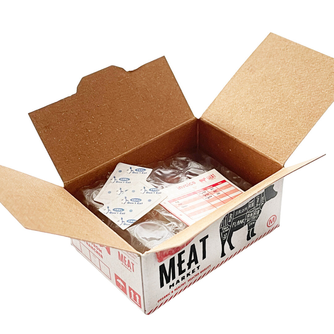 Greeting Life Inc. Shipping Box Sticker Flake Set - Meat Market