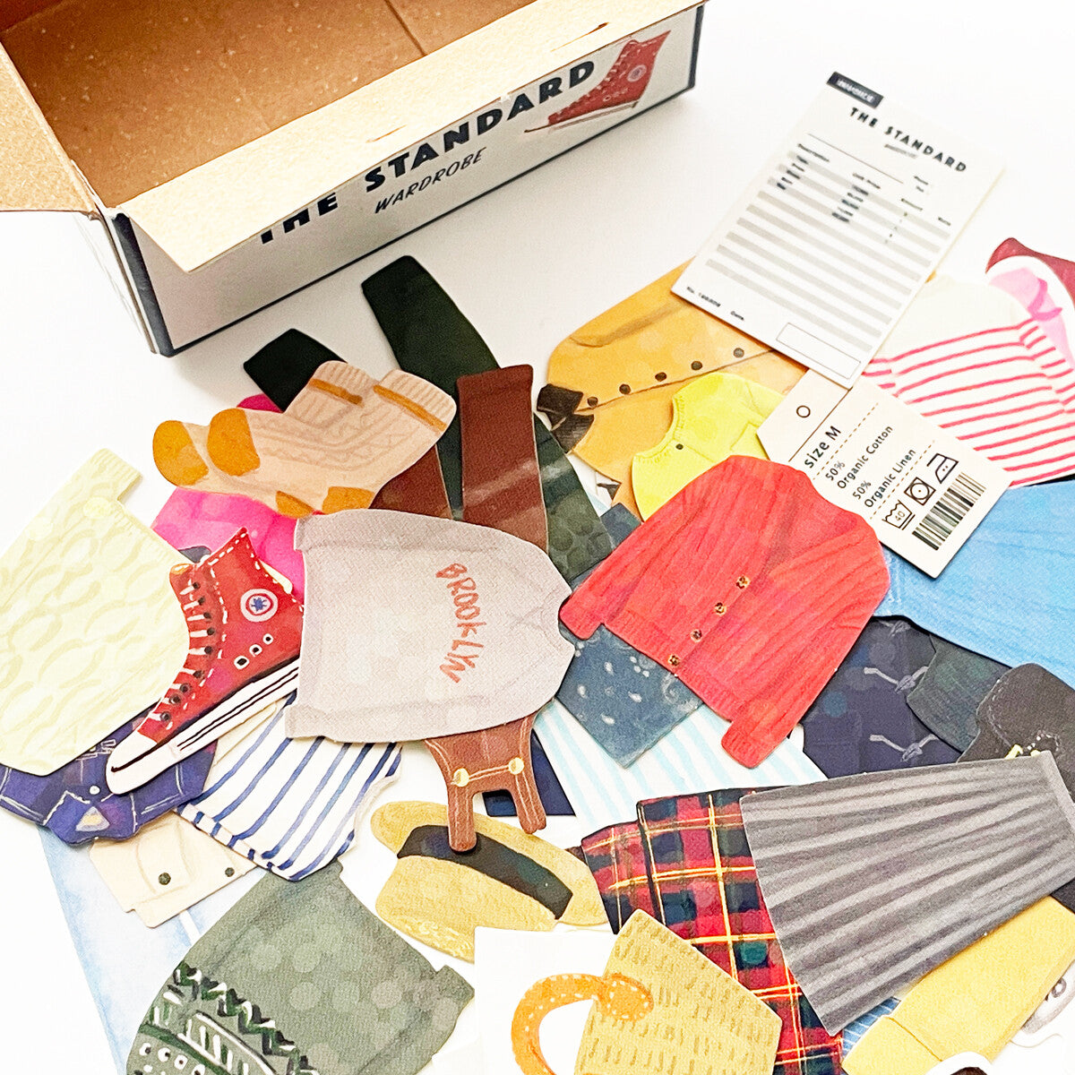 Greeting Life Inc. Shipping Box Sticker Flake Set - The Standard Wardrobe
