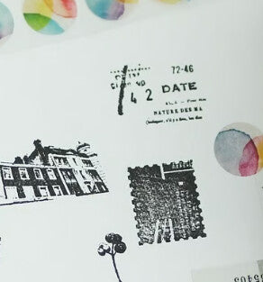 YOHAKU Rubber Stamp Message S-092