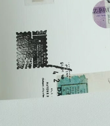 YOHAKU Rubber Stamp Message S-092