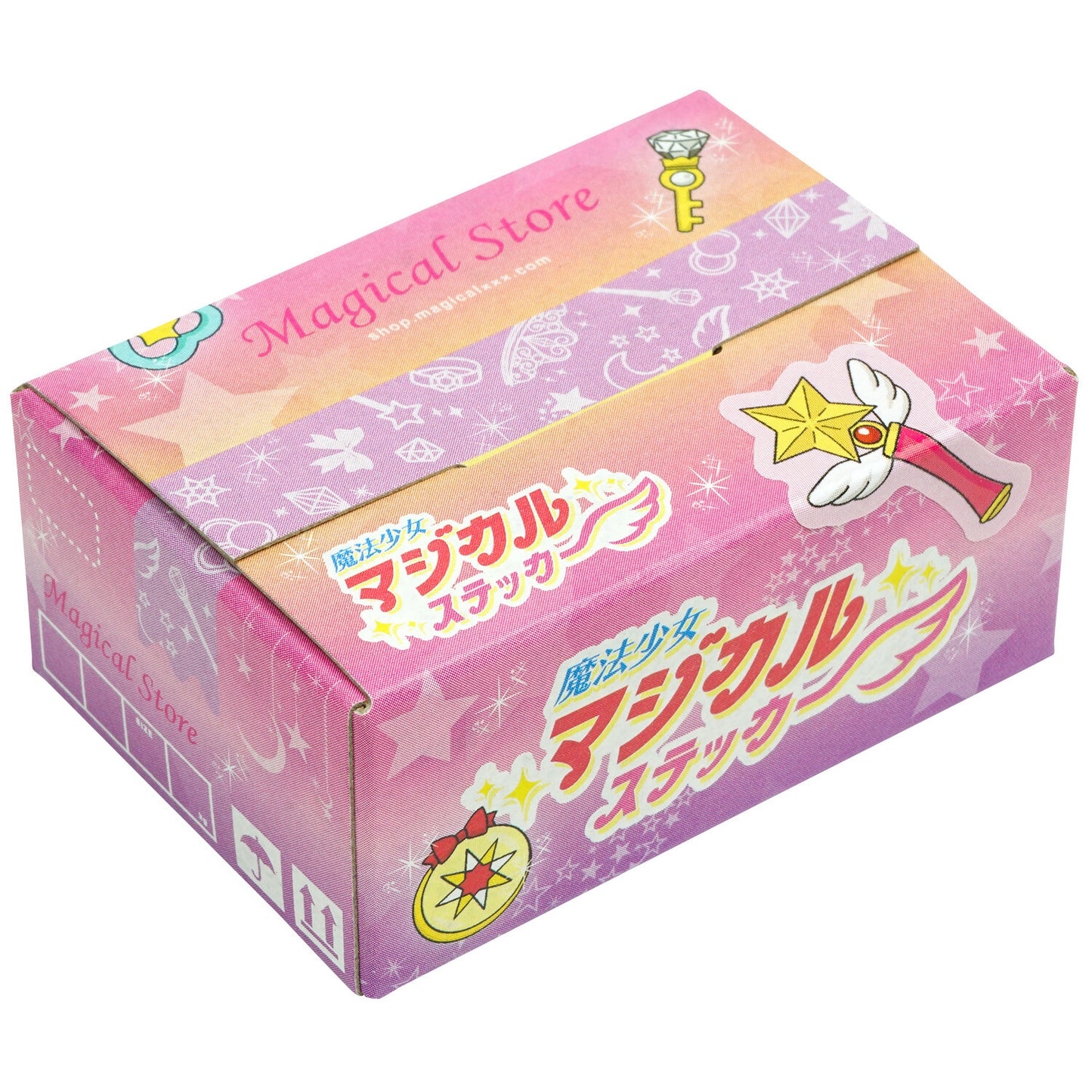 Greeting Life Inc. Shipping Box Sticker Flake Set - Magical Girl