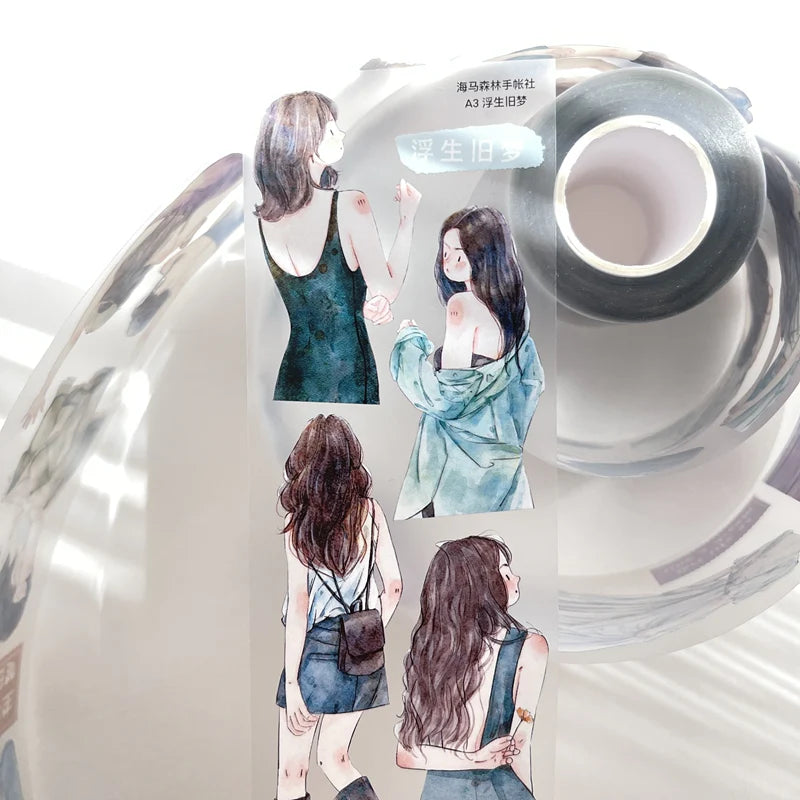 Seahorse Forest Vol 1 Clear PET Tape - A3 Old Dream