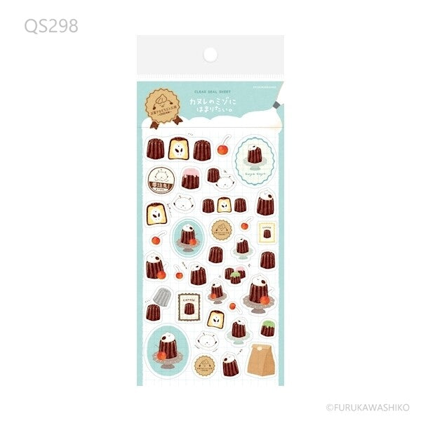 Furukawa Shiko Sticker Sheet - Animal Sweets Shop Bird