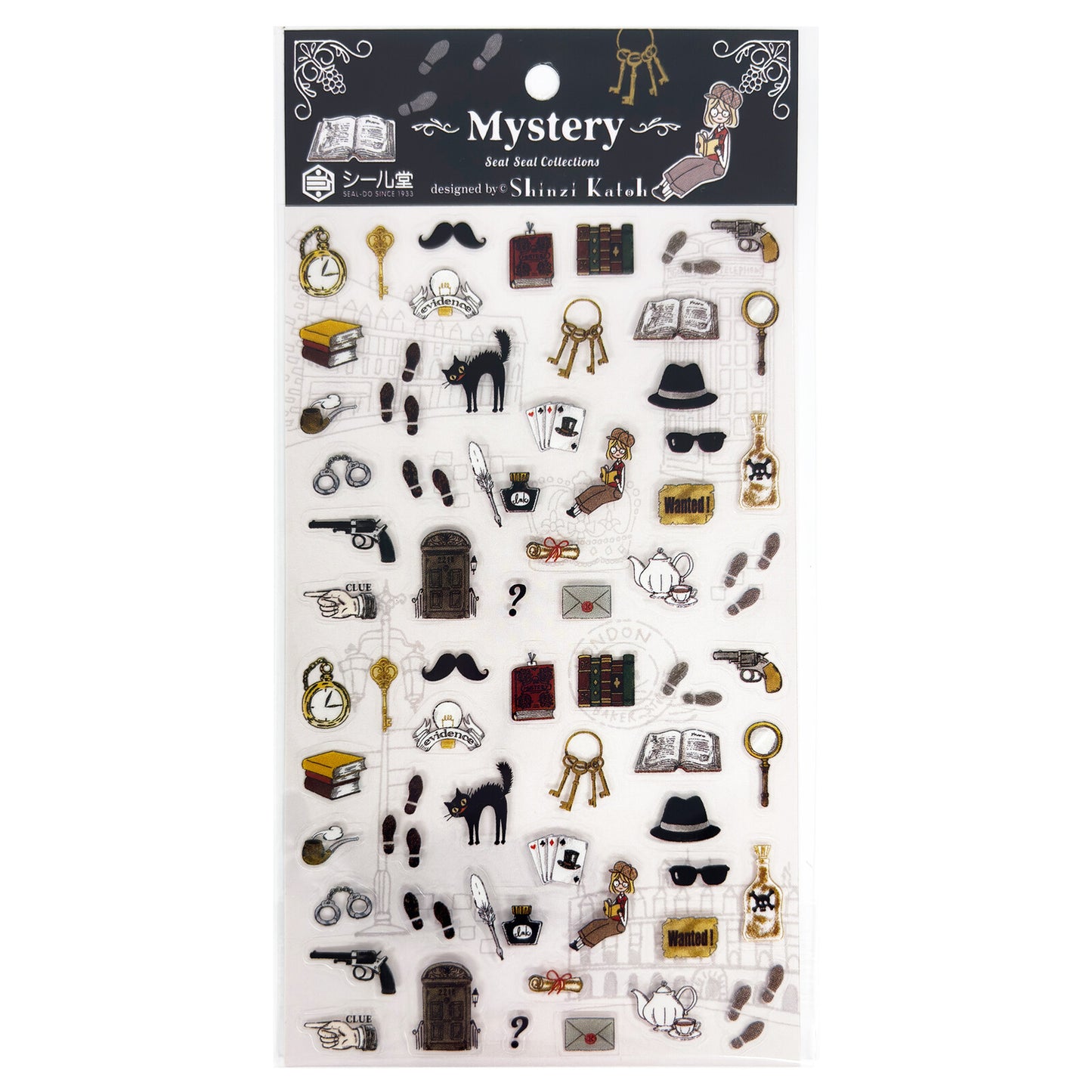 SHINZI KATOH Sticker Sheet - Mystery