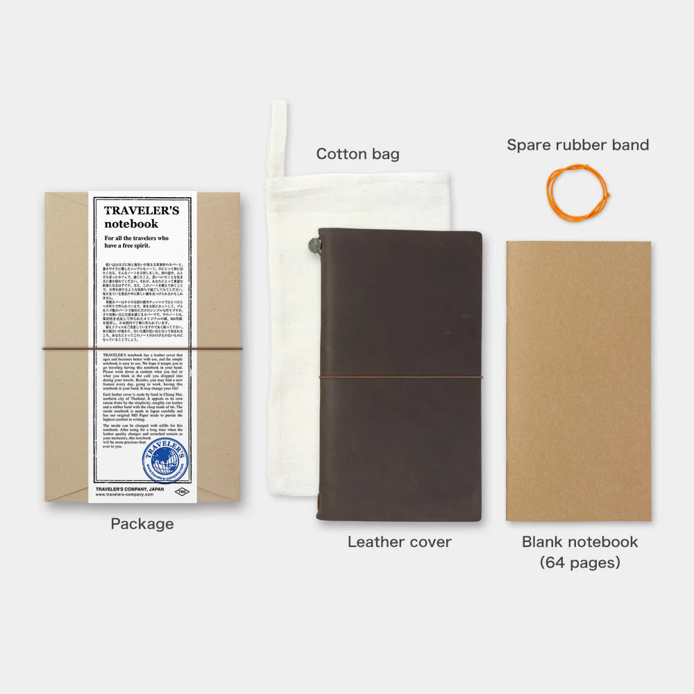 TRAVELER'S notebook Regular Size Brown