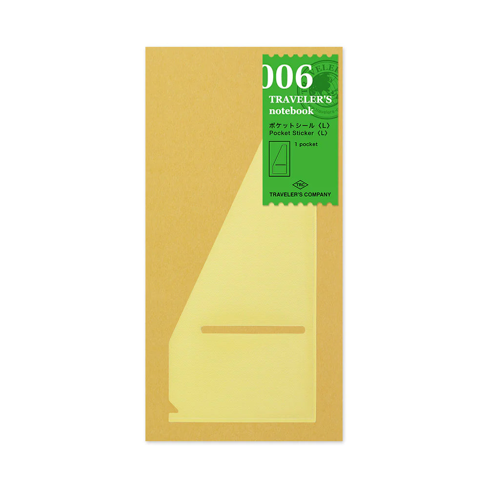 TRAVELER'S notebook Regular Size 006 Pocket Sticker (L)