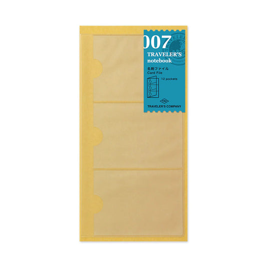 TRAVELER'S notebook Regular Size 007 Card File