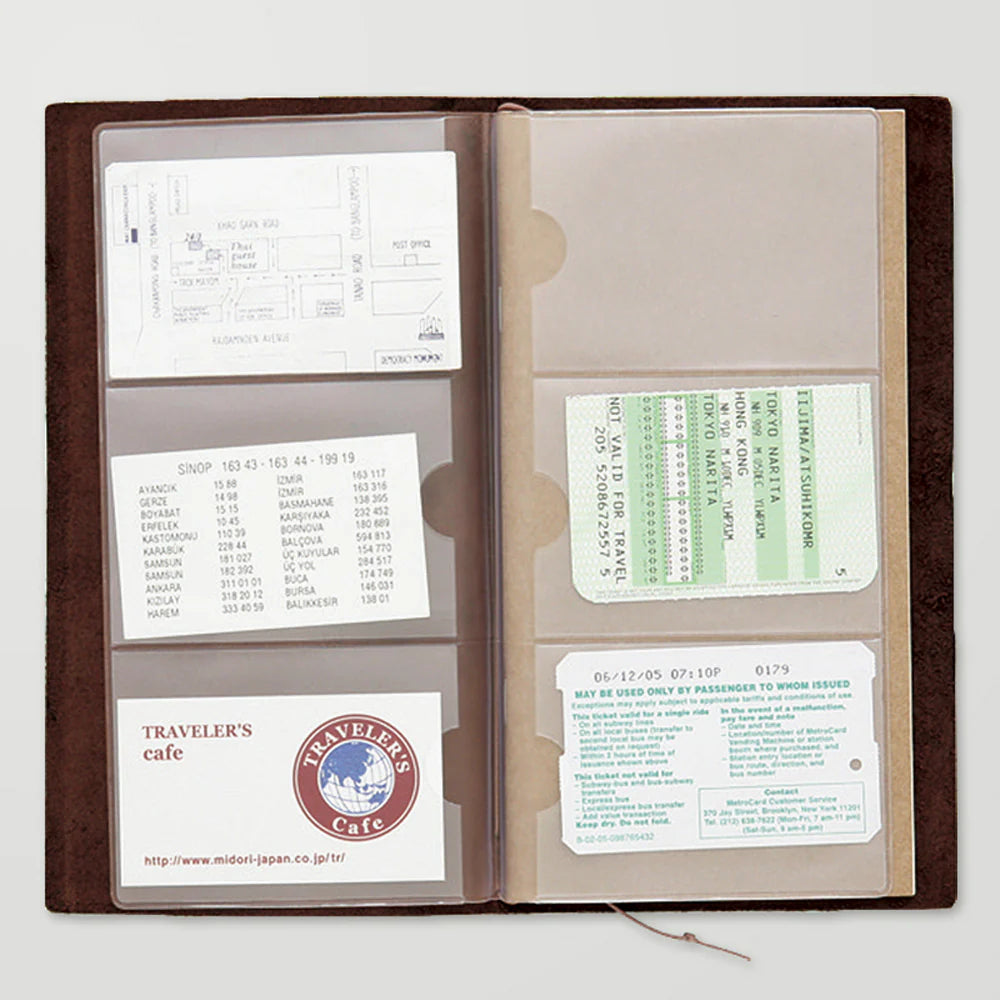 TRAVELER'S notebook Regular Size 007 Card File