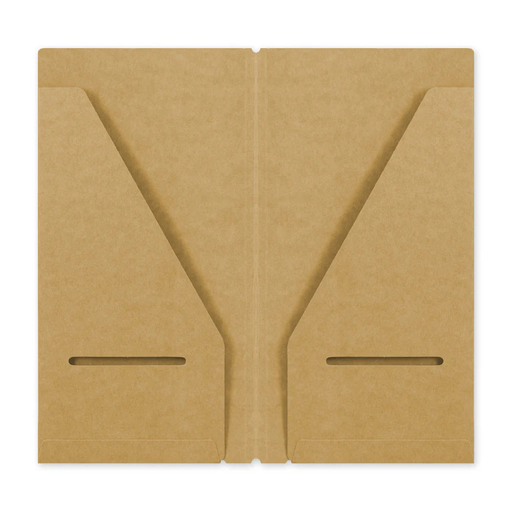 TRAVELER'S notebook Regular Size 020 Kraft Paper Folder Refill