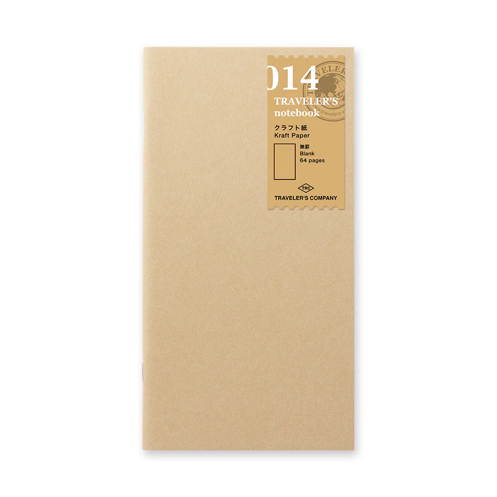 TRAVELER'S notebook Regular Size 014 Kraft Paper Refill
