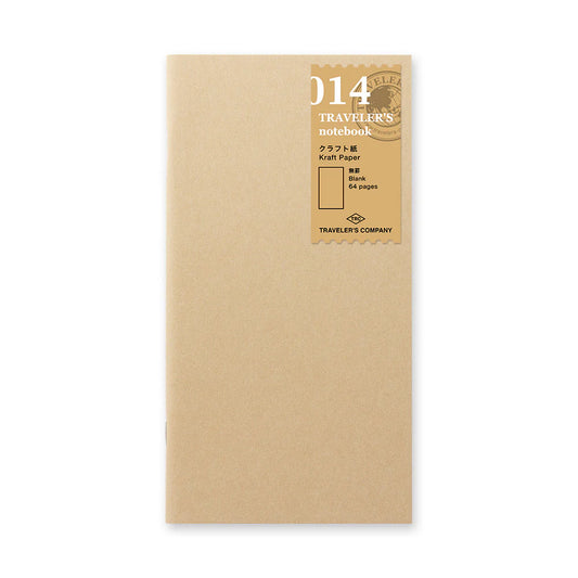 TRAVELER'S notebook Regular Size 014 Kraft Paper Refill
