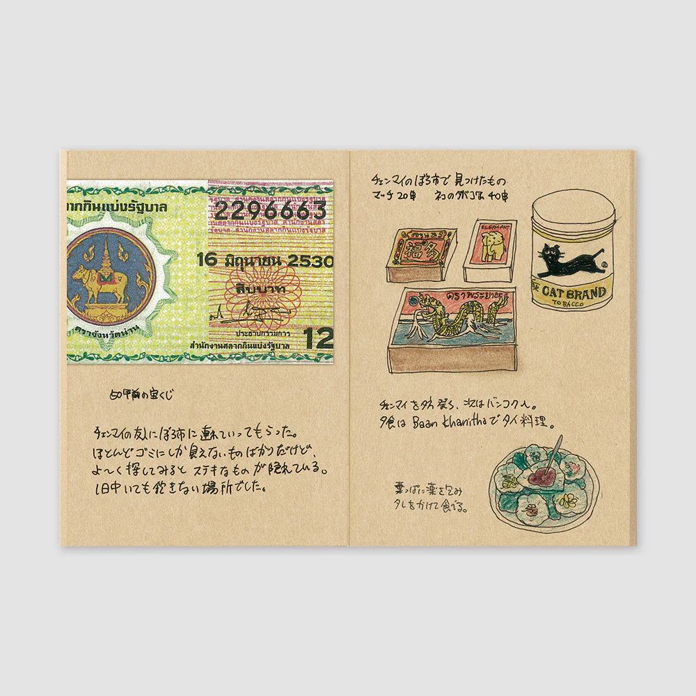 TRAVELER'S notebook Passport Size 009 Kraft Paper Refill