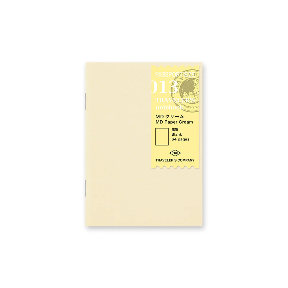 TRAVELER'S notebook Passport Size 013 MD Paper Cream Refill