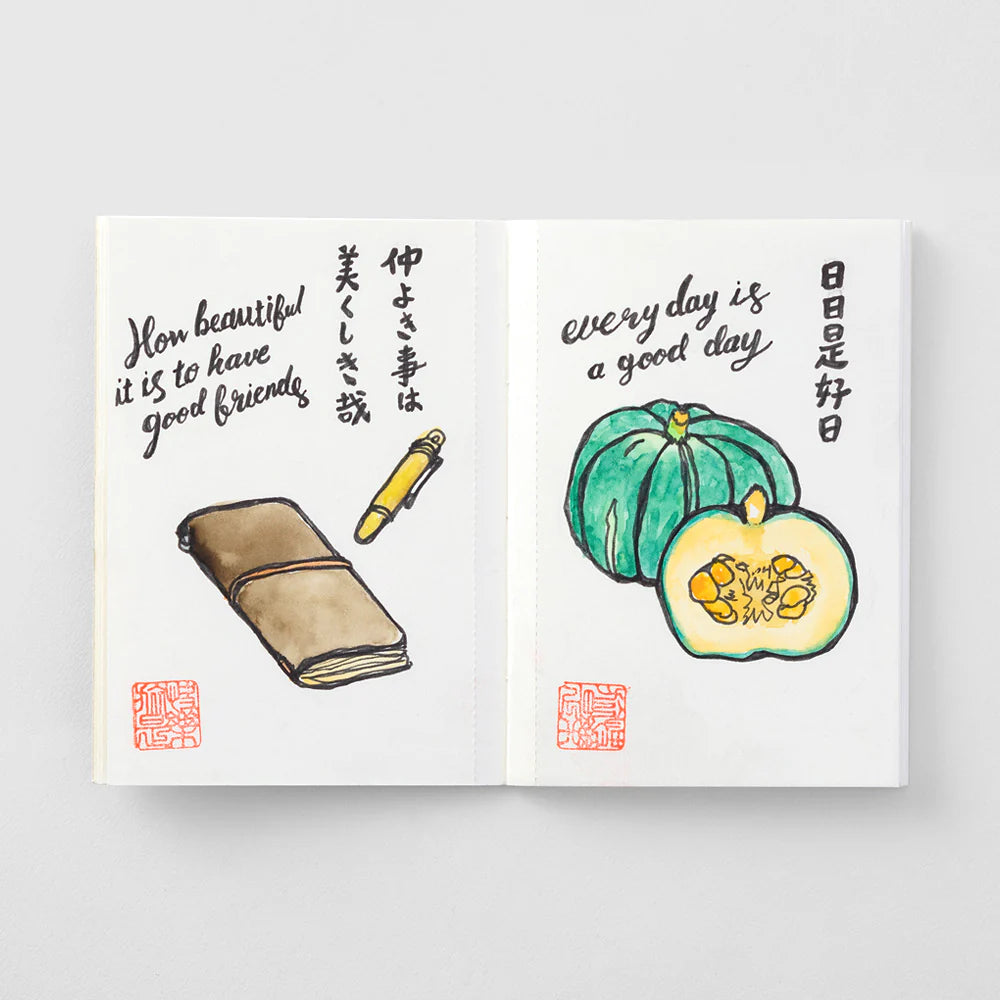 TRAVELER'S notebook Passport Size 015 Watercolor Paper Refill