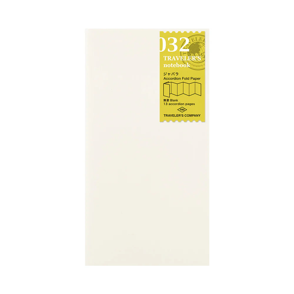 TRAVELER'S notebook Regular Size 032 Accordian Fold Paper Refill