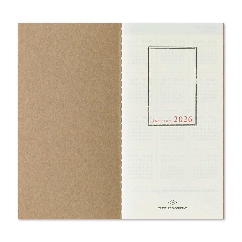 PRE-ORDER TRAVELER'S notebook 2026 Weekly + Memo - Regular Size