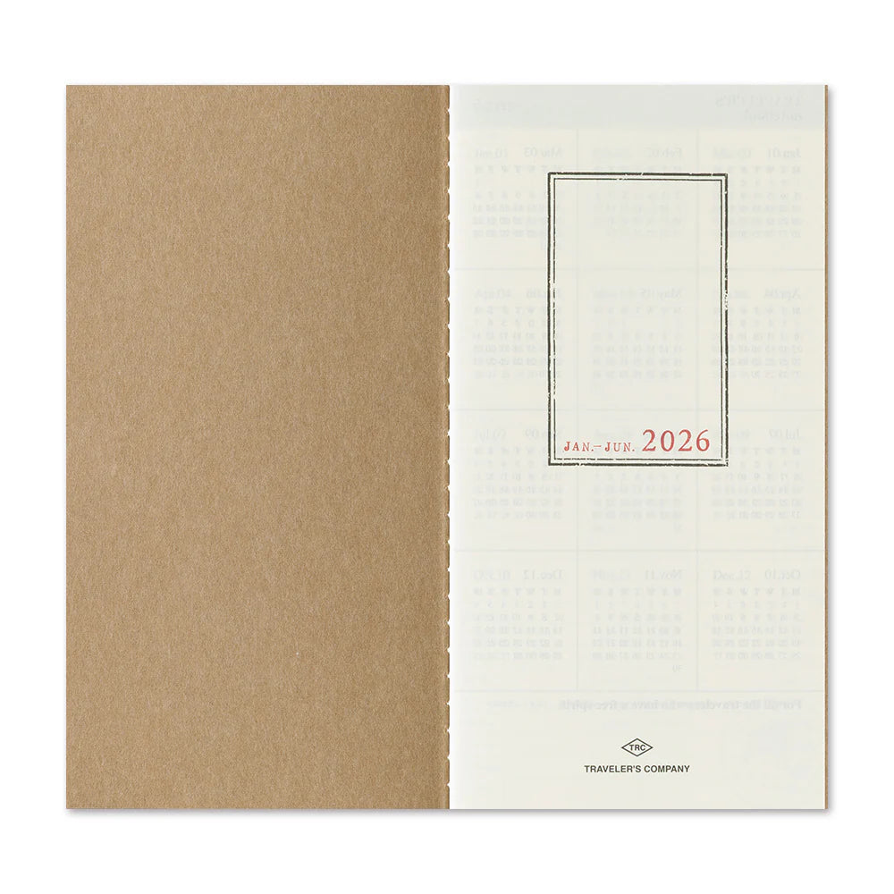 PRE-ORDER TRAVELER'S notebook 2026 Vertical - Regular Size