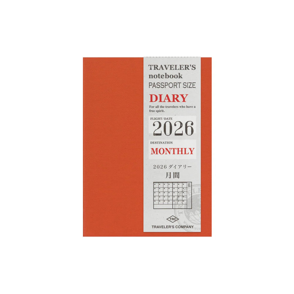 PRE-ORDER TRAVELER'S notebook 2026 Monthly Diary - Passport