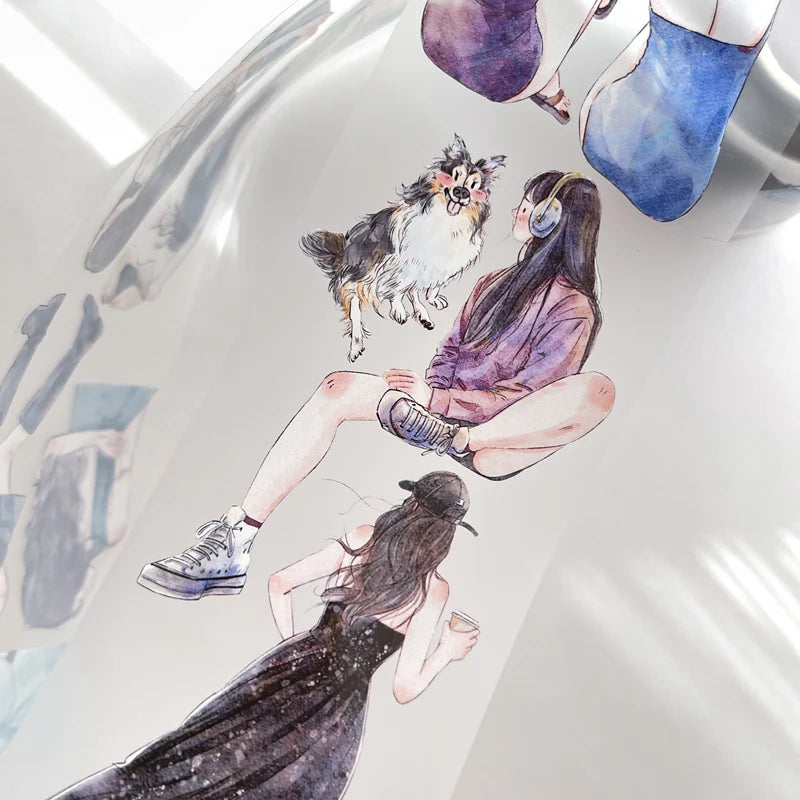 Seahorse Forest Vol 1 Clear PET Tape - A3 Old Dream