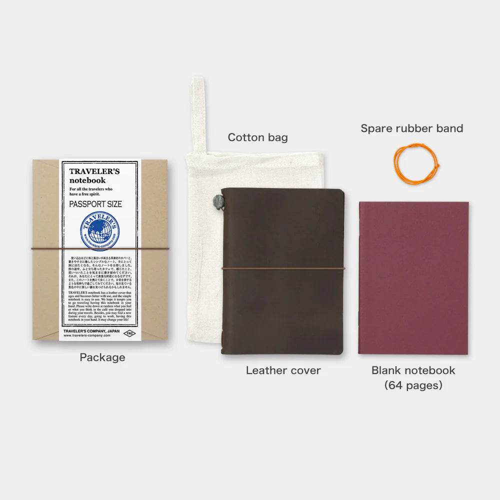 TRAVELER'S notebook Passport Size Brown