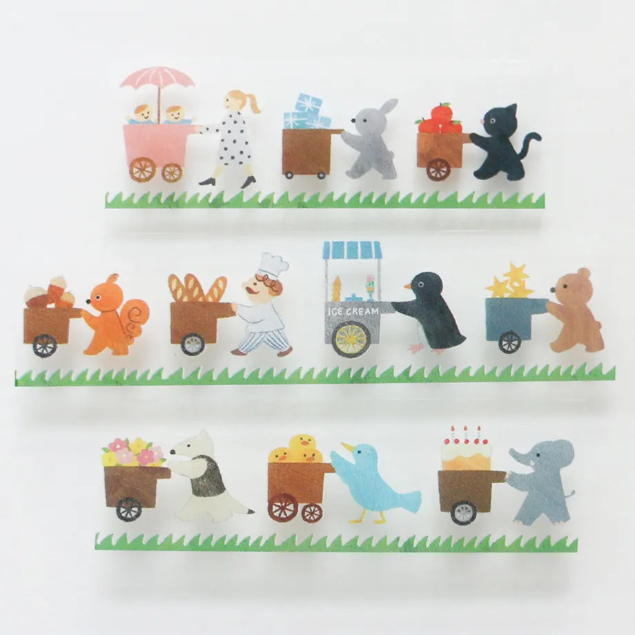 Cozyca x Mariko Fukuoka PET Tape - Let's Carry