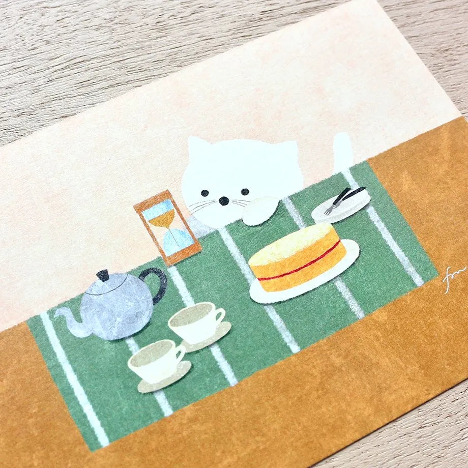 Cozyca x Mariko Fukuoka Postcard Set - Tea Time