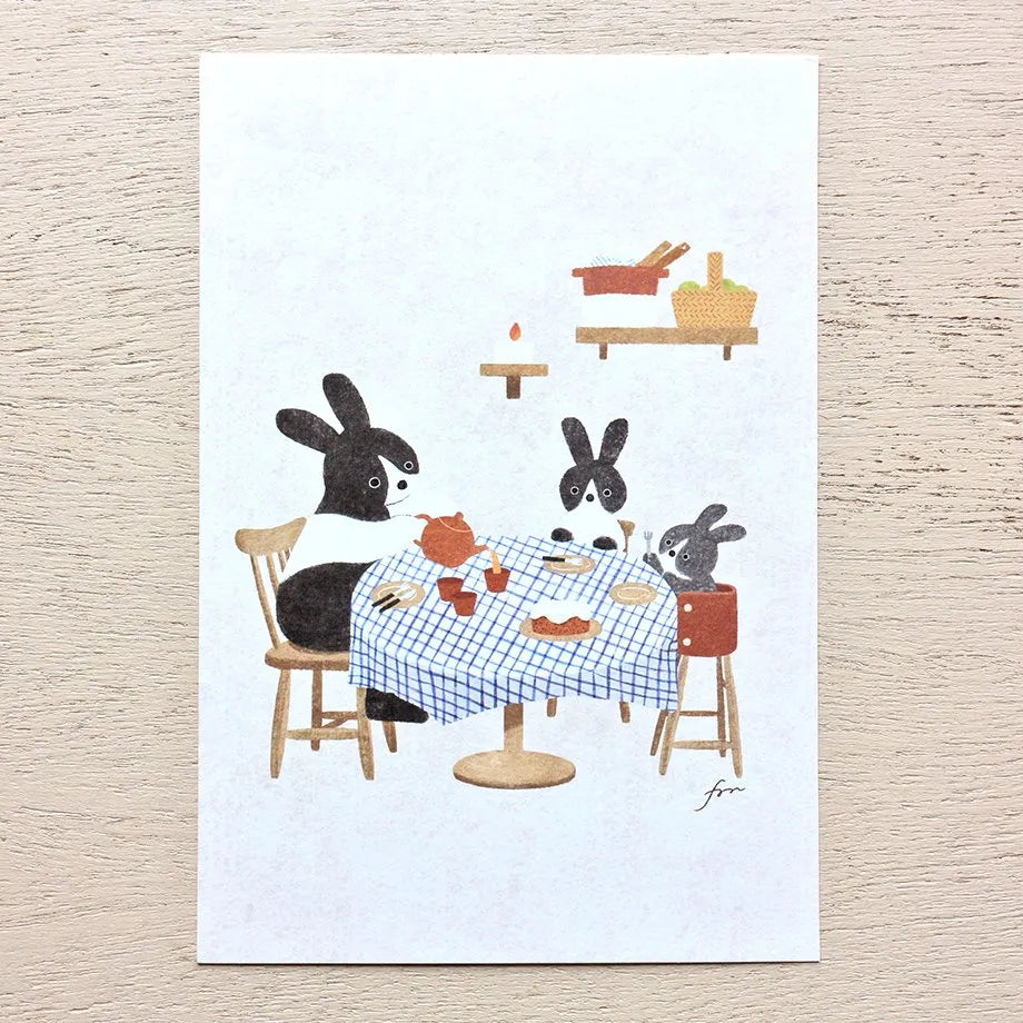Cozyca x Mariko Fukuoka Postcard Set - Tea Time