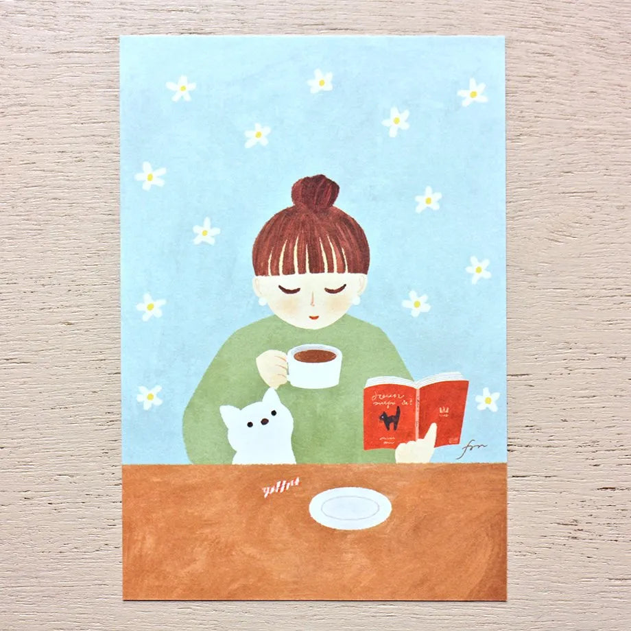 Cozyca x Mariko Fukuoka Postcard Set - Meow