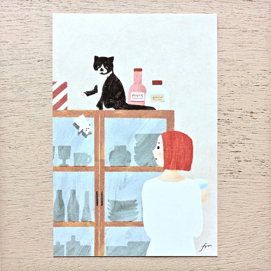 Cozyca x Mariko Fukuoka Postcard Set - Meow