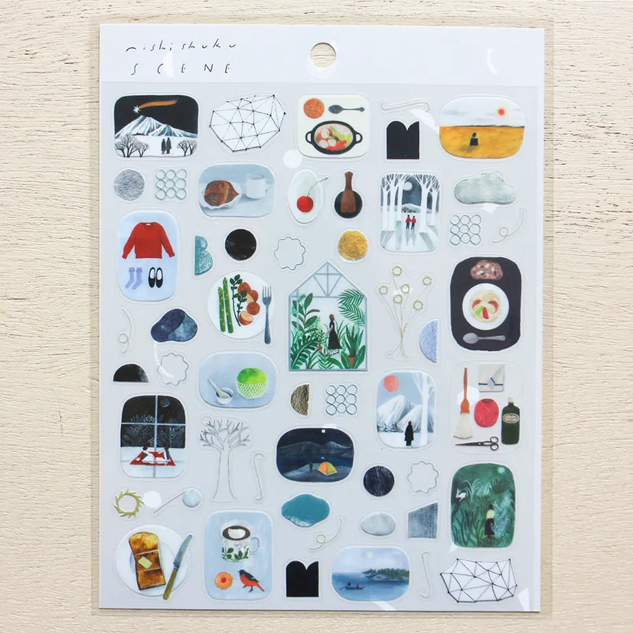Cozyca Nishi Shuku Stickers - Scene