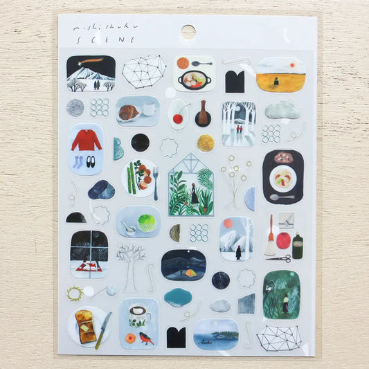 Cozyca Nishi Shuku Stickers - Scene
