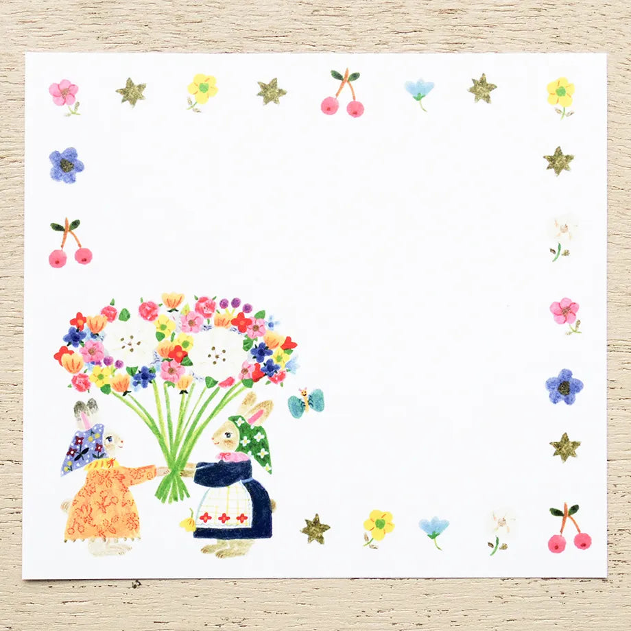 Cozyca x Aiko Fukawa Memo Pad - Little Fluffy Friends