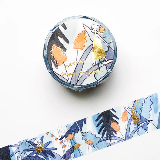 Cozyca x Sairi Fujimaki Foil Stamped Masking Tape - nettai