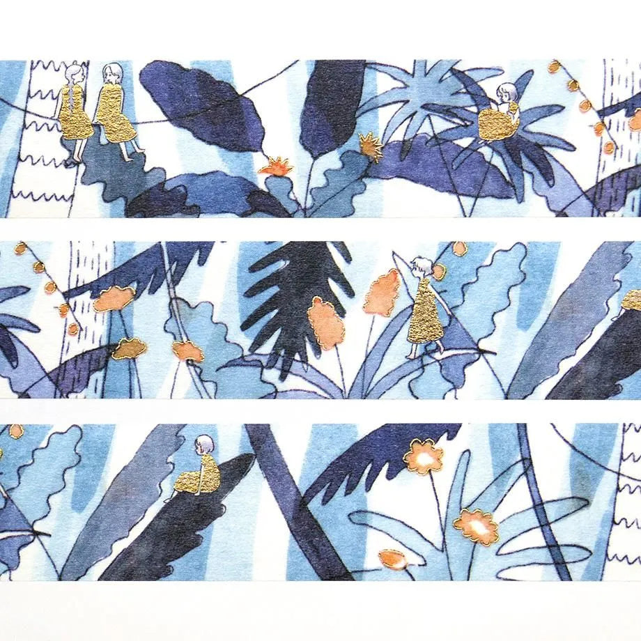 Cozyca x Sairi Fujimaki Foil Stamped Masking Tape - nettai