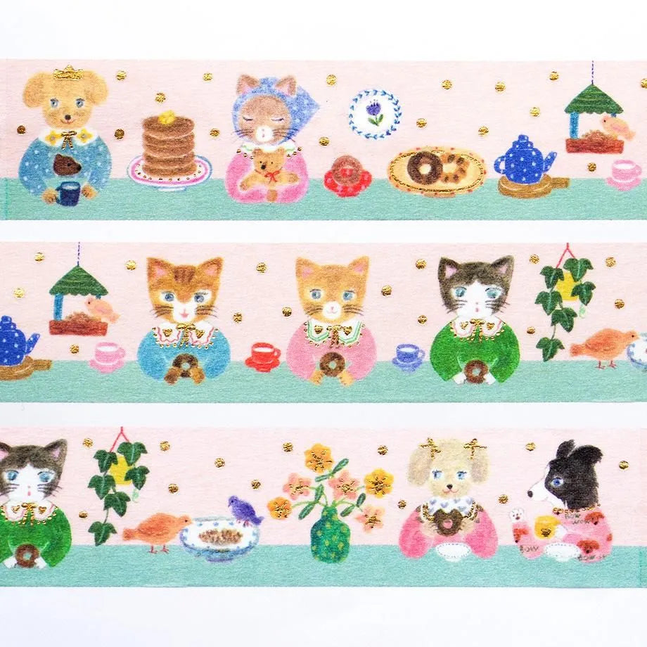 Cozyca x Aiko Fukawa Foil Stamped Washi Tape - Snack Time