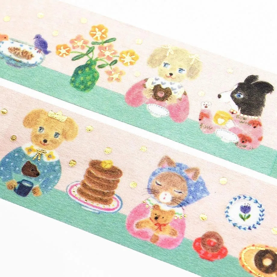 Cozyca x Aiko Fukawa Foil Stamped Washi Tape - Snack Time