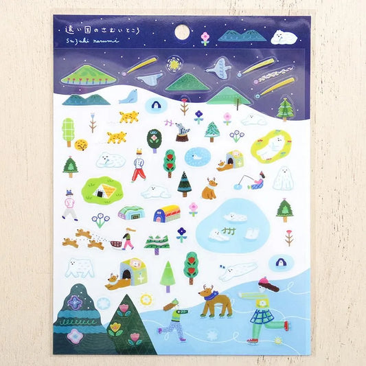 Cozyca x Suzuki Narumi Sticker Sheet - A Cold Place