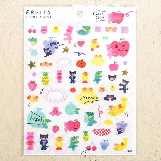 Cozyca x Itoi Yuki Sticker Sheet - Fruits