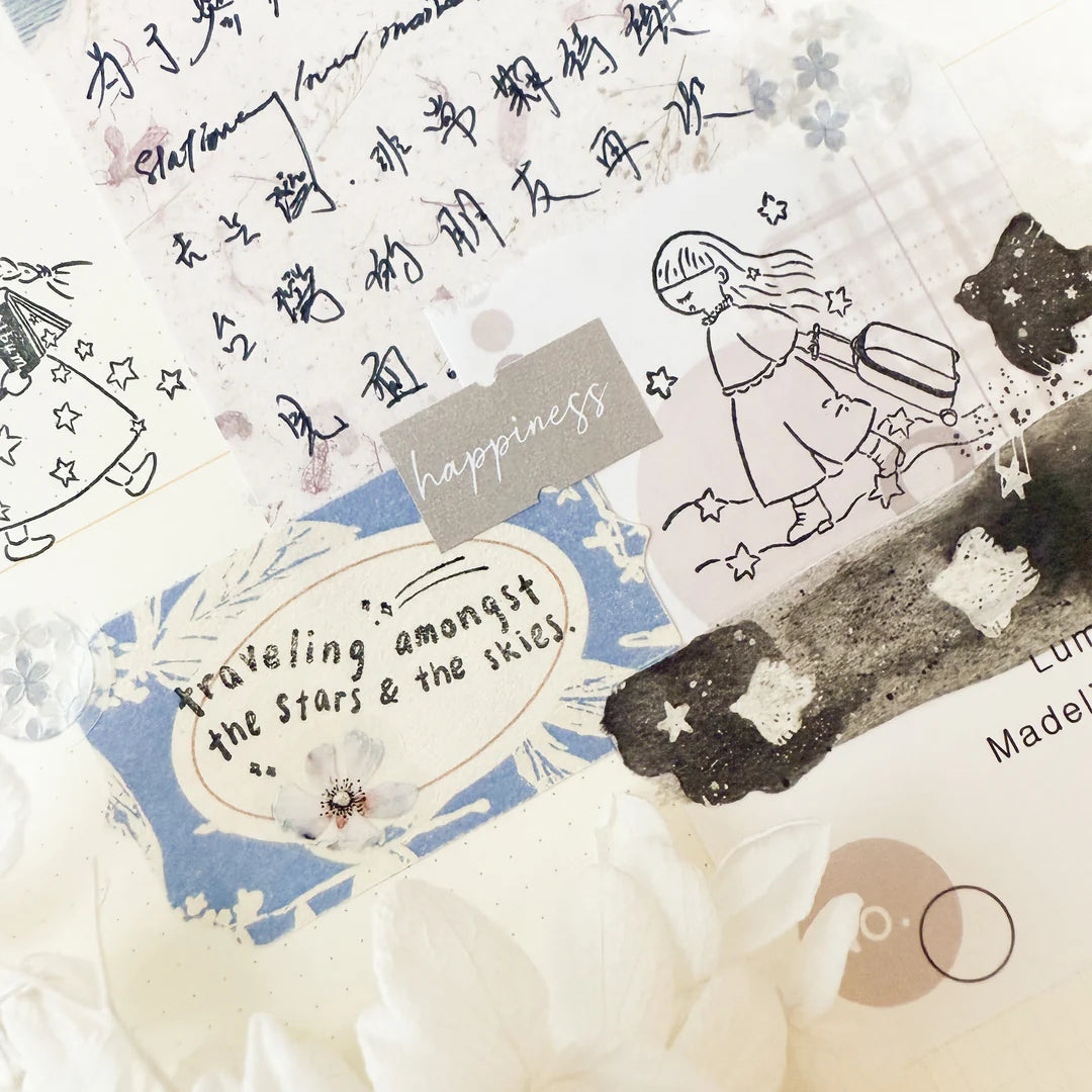 Journal Pages x rabch.jpg x Haba Megumi Rubber Stamps - Starry Voyage