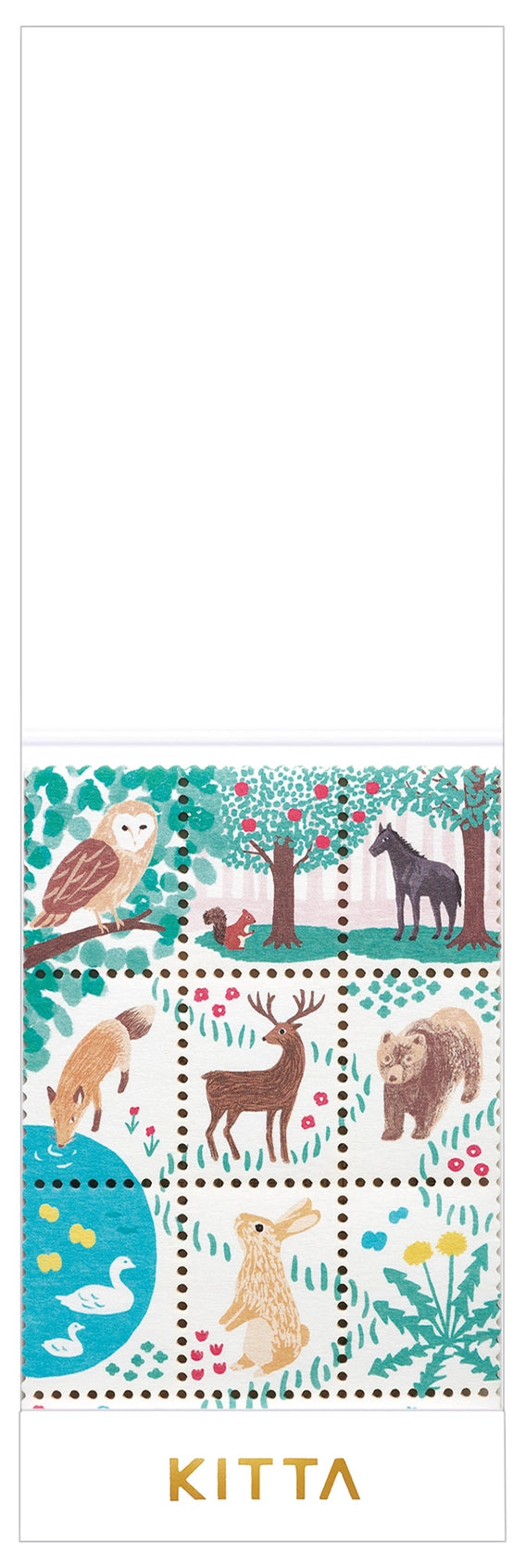 King Jim Kitta Portable Stamp Style Stickers - Animals