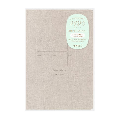 Midori Yuru Log B6 Free Diary Monthly