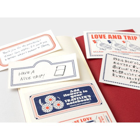 TRAVELER'S notebook Limited Edition LOVE AND TRIP Regular Red