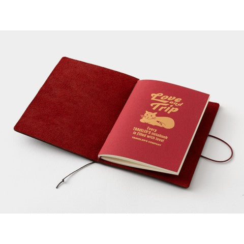TRAVELER'S notebook Limited Edition LOVE AND TRIP Passport Red
